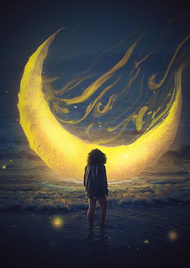 Harmony of Moon and Sea