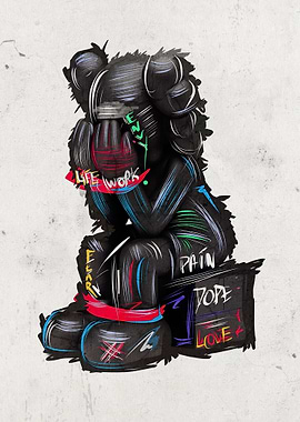 Kaws Graffiti Hypebeast