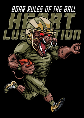 Boar Football Text