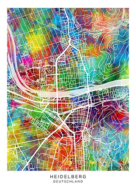 Heidelberg Germany Map