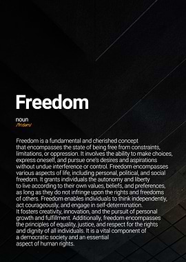 Freedom