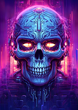 Glowing Skull