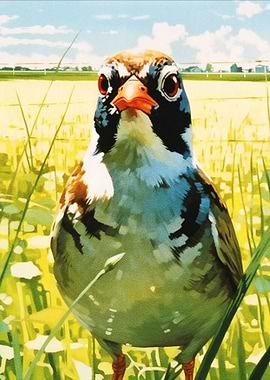Sparrow portrait