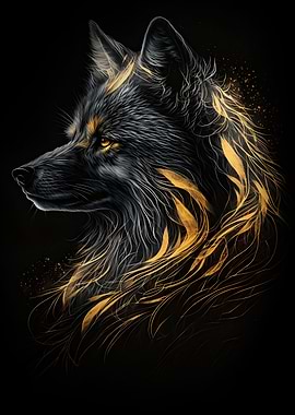 Fox black gold dark BG