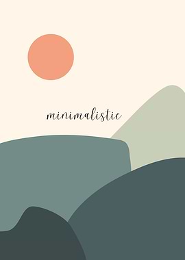 Minimalist Landscape Hills