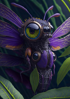 Whimsical Dragonfly Insect