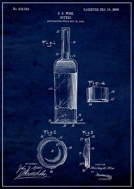 Wine Bottle 1906