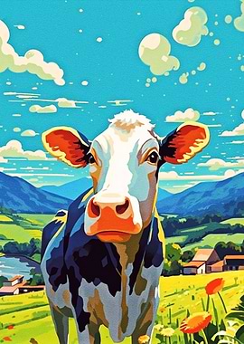 Cow portrait