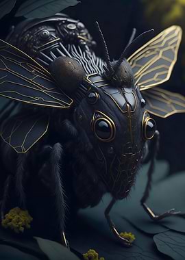 Whimsical Bee Steampunk