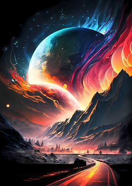 Highway To Cosmos Nebula