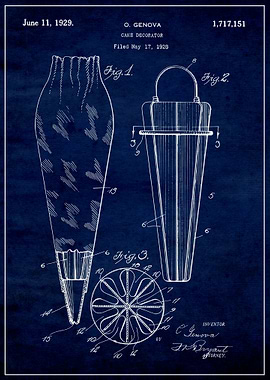Cake Piping Bag 1928