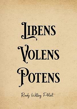 Latin Quote Ready Willing