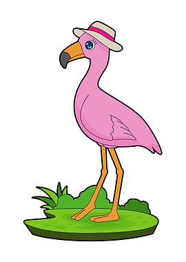 Flamingo Hat