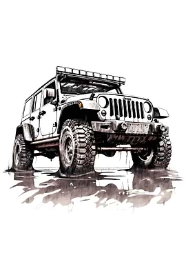 Premium Suv monochrome