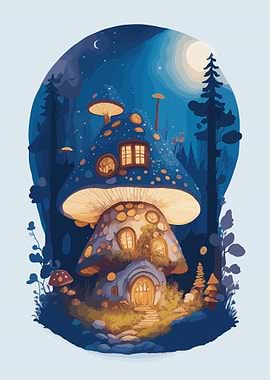 Fairy Mushroom House 01