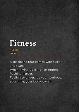 Fitness Quotes Definition