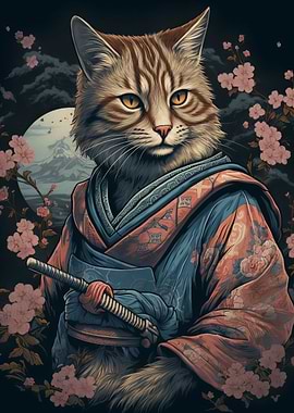Samurai Cat