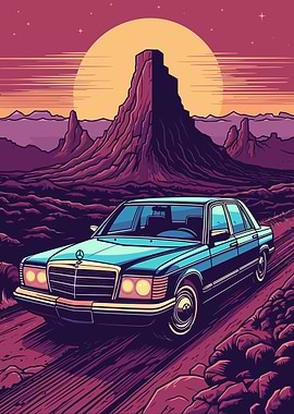 Car Retro Synthwave