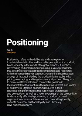 Positioning