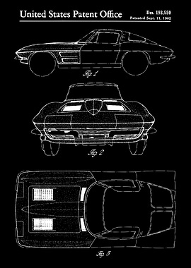 Corvette Stingray Patent