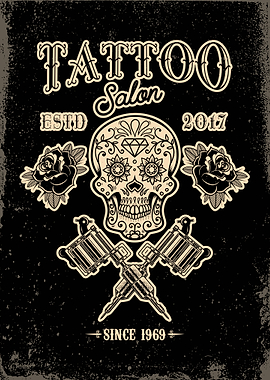 Tattoo studio poster