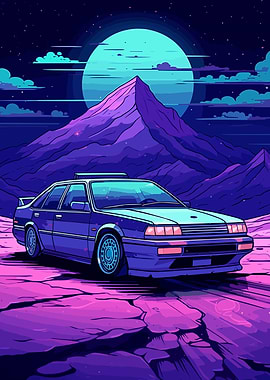 Car Retro Synthwave
