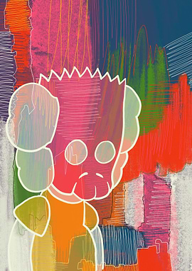 Kaws Dolls unique abstrac