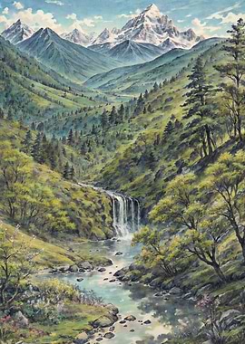 River in the mountains