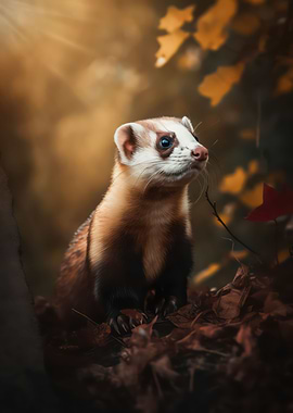 Cute ferret