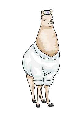 Llama Nurse Heart