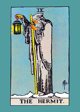 The Hermit Tarot Card