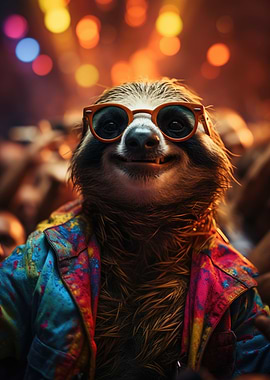 Raver Party Sloth