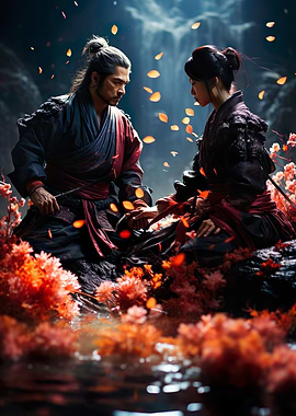 Japanese Samurai Peace