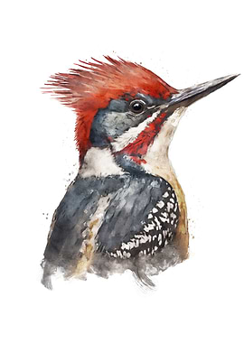 Pileated Woodpecker Bird