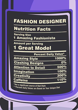 Fashion Designer Nutrition
