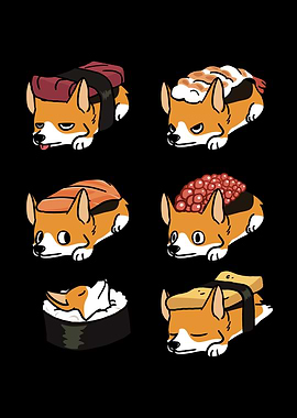 Corgi Sushi