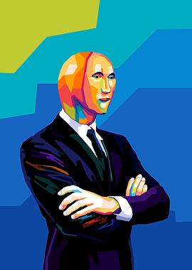 Stonk Man Wpap Pop Art