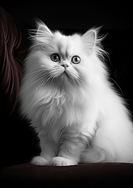 Elegant Cat on Velvet