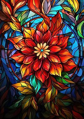 Elegant Poinsettia Blossom