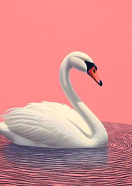 Abstract Swan