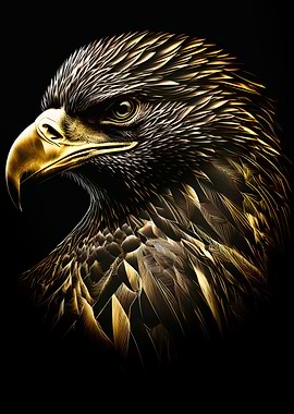The Gold black Eagle