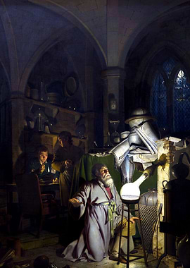 The Alchemist Painting