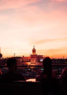 sunset medina