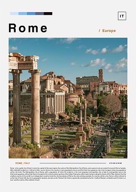 photo poster of rome