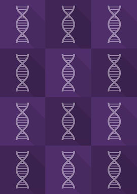 DNA Science Icons Pop Art