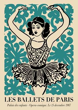 Les Ballets French Poster