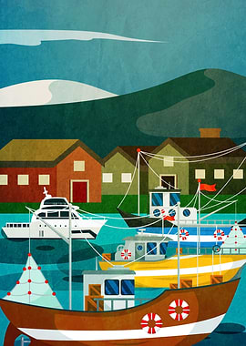 Norway landscape in summer