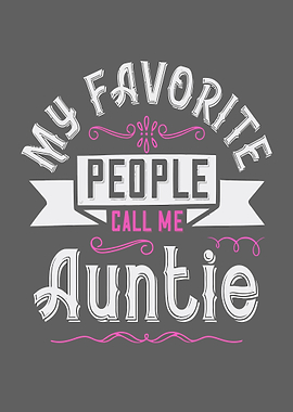 Aunt Auntie Gift My Favori