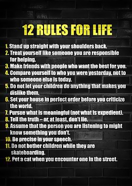 12 RULES FOR LIFE