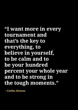 Carlos alcaraz quotes